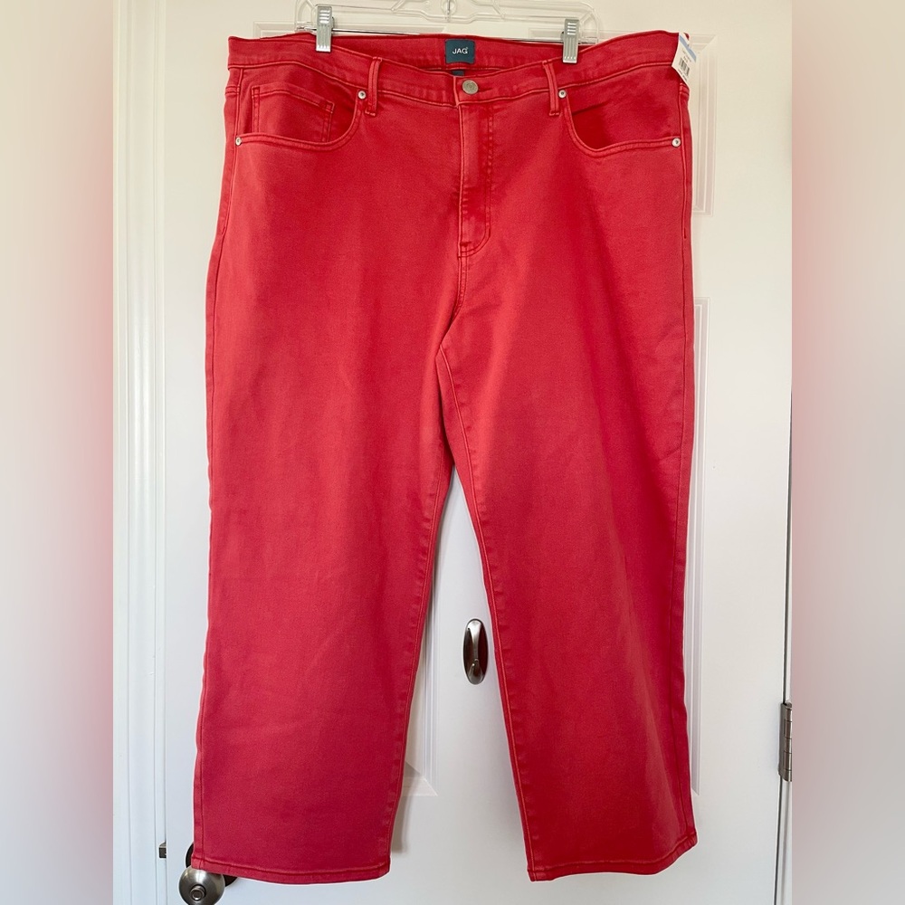 🆕 Jag Jeans Cassie Cropped Jeans in ‘Salsa’